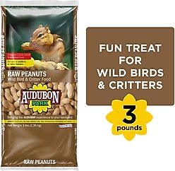 Audubon Park Raw Peanuts Seed Wild Bird Food, 3-lb bag
