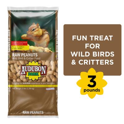 Show full view: Audubon Park Raw Peanuts Seed Wild Bird Food, 3-lb bag slide 1 of 9