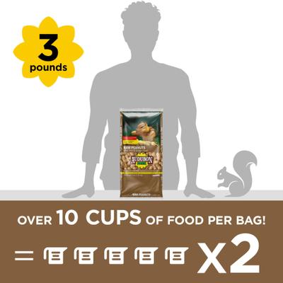 Show full view: Audubon Park Raw Peanuts Seed Wild Bird Food, 3-lb bag slide 5 of 9