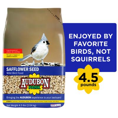Show full view: Audubon Park Safflower Seed Wild Bird Food, 4.5-lb bag slide 1 of 9