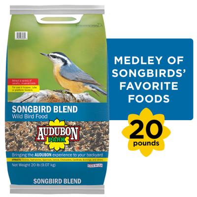 Show full view: Audubon Park Songbird Seed Blend Wild Bird Food, 20-lb bag slide 1 of 7