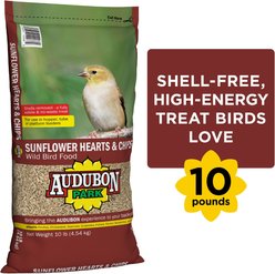 Audubon Park Sunflower Hearts & Chips Wild Bird Food, 10-lb bag