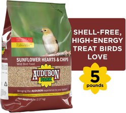 Audubon Park Sunflower Hearts & Chips Wild Bird Food, 5-lb bag