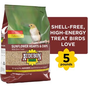 Audubon Park Sunflower Hearts & Chips Wild Bird Food, 5-lb bag