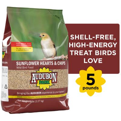 Show full view: Audubon Park Sunflower Hearts & Chips Wild Bird Food, 5-lb bag slide 1 of 9