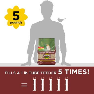 Show full view: Audubon Park Sunflower Hearts & Chips Wild Bird Food, 5-lb bag slide 5 of 9