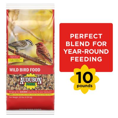Show full view: Audubon Park Wild Bird Food, 10-lb bag slide 1 of 10