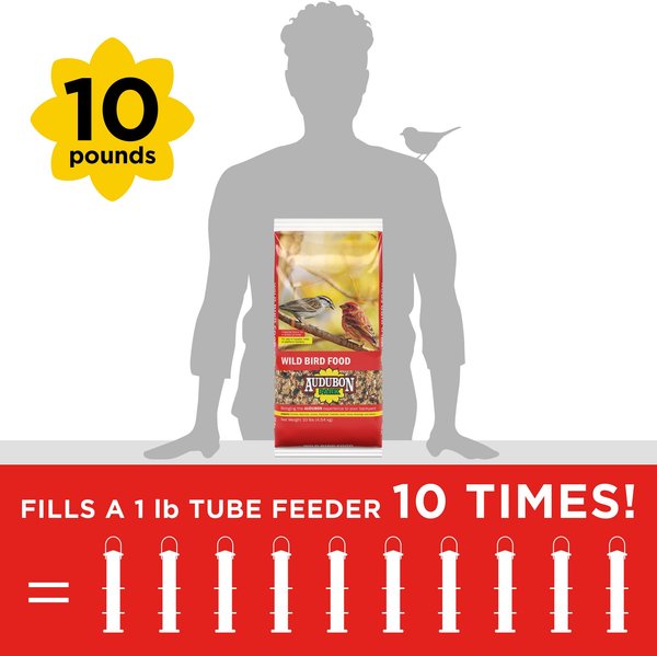 Show full view: Audubon Park Wild Bird Food, 10-lb bag slide 5 of 10