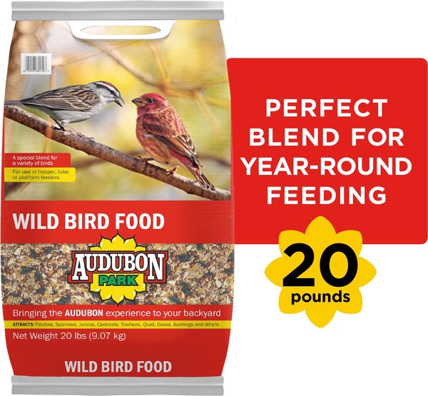 Show full view: Audubon Park Wild Bird Food, 20-lb bag slide 1 of 10