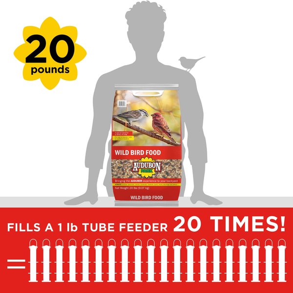 Show full view: Audubon Park Wild Bird Food, 20-lb bag slide 5 of 10