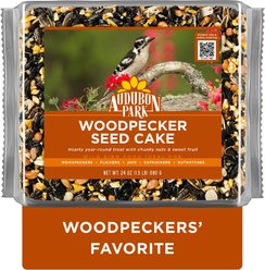 Audubon Park Woodpecker Seed Cake Wild Bird Food, 24-oz box, 6 count