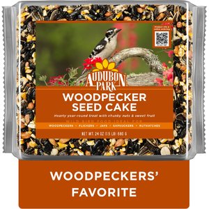 Audubon Park Woodpecker Seed Cake Wild Bird Food, 24-oz box, 6 count