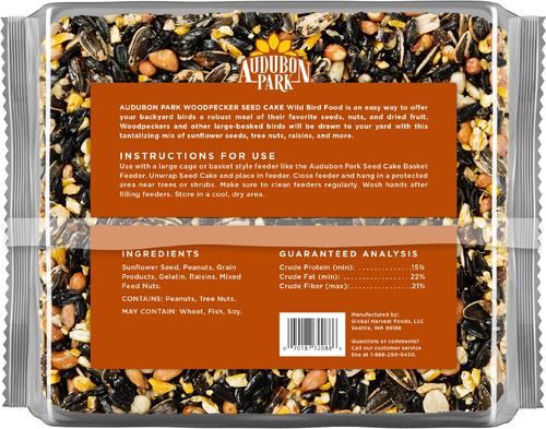 Show full view: Audubon Park Woodpecker Seed Cake Wild Bird Food, 24-oz box, 6 count slide 3 of 9