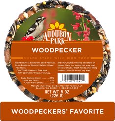 Audubon Park Woodpecker Snack Stack Seed Wild Bird Food, 8-oz box, 6 count