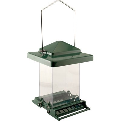 Audubon Audubon Vista Winter Squirrel Resistant Wild Bird Feeder, Green, 6-lb