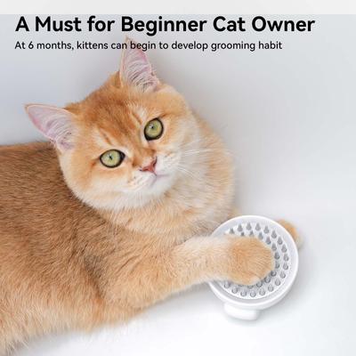 Show full view: aumuca Self Cleaning Silicone Brush, White slide 7 of 12