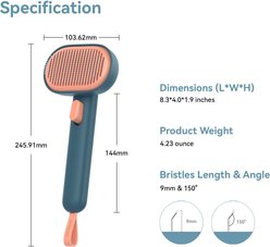 aumuca Self Cleaning Slicker Brush, Green slide 2 of 8