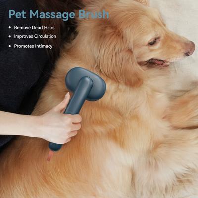 Show full view: aumuca Self Cleaning Slicker Brush, Green slide 5 of 11