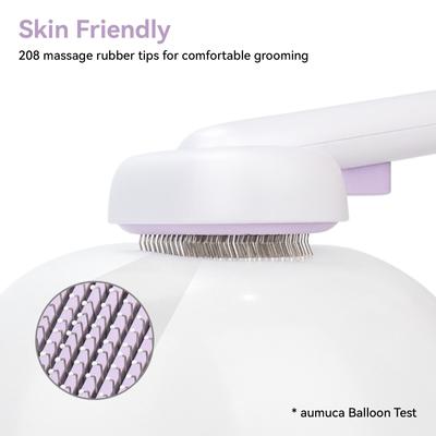 Show full view: aumuca Self Cleaning Slicker Brush, Purple slide 3 of 11