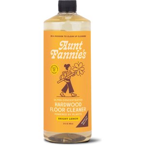 Aunt Fannie's Ultra Concentrated Hardwood Floor Cleaner, Bright Lemon Scent, 32-fl oz bottle