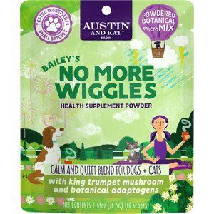 Austin and Kat Bailey's No More Wiggles Dog & Cat Supplement, 2.71-oz bag