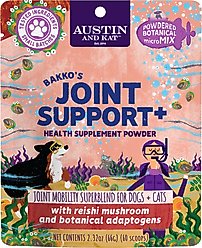 Austin and Kat Bakko's Joint Support Dog & Cat Supplement, 2.32-oz bag