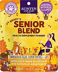 Austin and Kat Brady's Senior Blend Dog & Cat Supplement, 2.90-oz bag