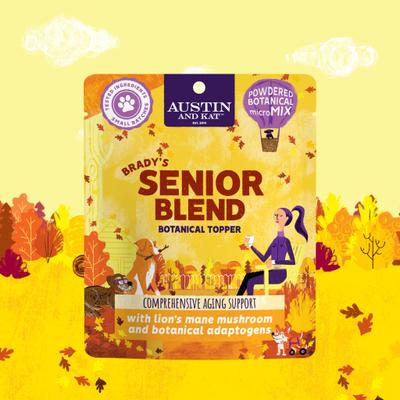 Show full view: Austin and Kat Brady's Senior Blend Dog & Cat Supplement, 2.90-oz bag slide 4 of 10