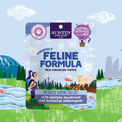 Show full view: Austin and Kat Purrfect Feline Formula Cat Supplement, 2.32-oz bag slide 4 of 8
