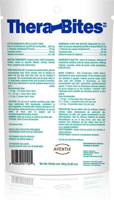 Show full view: Aventix Thera-Bites Mellows Chicken Flavor Soft Chews Dog & Cat Supplement, 30 count slide 3 of 3