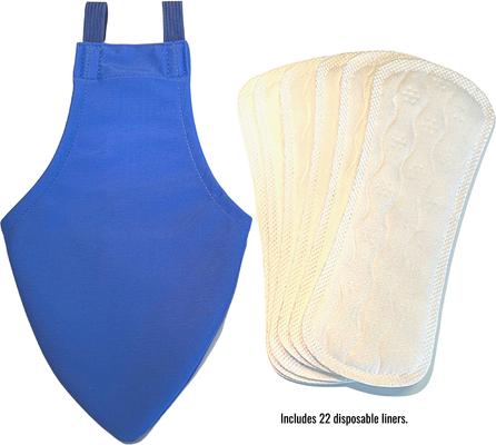 Show full view: Avian Fashions FeatherWear FlightSuit Bird Diaper, Blue, X-Wide, 9 slide 4 of 8