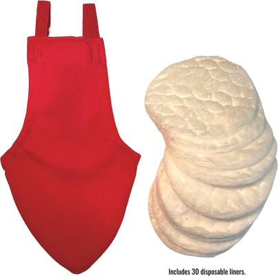 Show full view: Avian Fashions FeatherWear FlightSuit Bird Diaper, Red, Jr Small, 3 slide 4 of 8