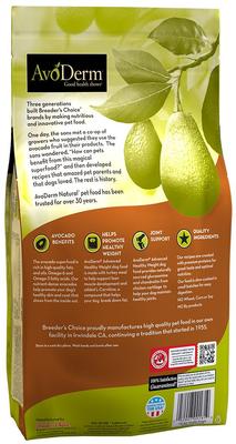 Show full view: AvoDerm Advanced Healthy Weight Turkey Meal Formula Grain-Free Dry Dog Food, 4-lb bag slide 3 of 9