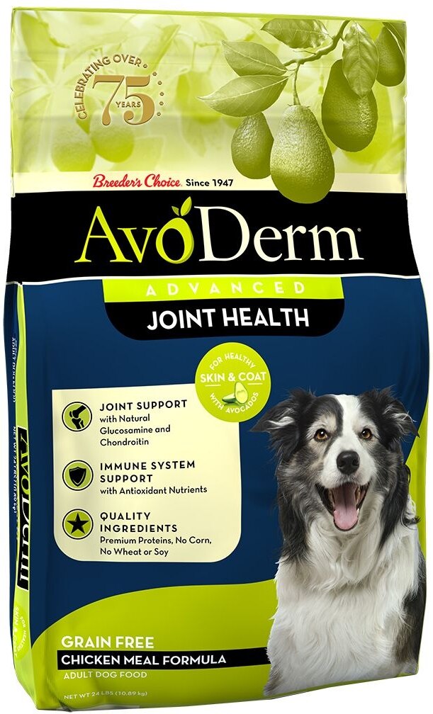 AVODERM Advanced Joint Health Chicken Meal Formula Grain-Free Dry