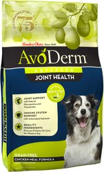 AvoDerm Advanced Joint Health Chicken Meal Formula Grain-Free Dry Dog Food, 4-lb bag