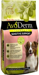 AvoDerm Advanced Sensitive Support Salmon & Oatmeal Formula Dry Dog Food, 4-lb bag