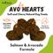 Show in main carousel: AvoDerm AvoHearts Salmon & Avocado Formula Dog Treats, 5-oz bag slide 3 of 6