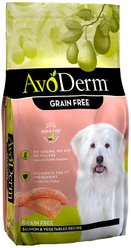 AvoDerm Grain-Free Salmon & Vegetables Recipe Dry Dog Food, 4-lb bag