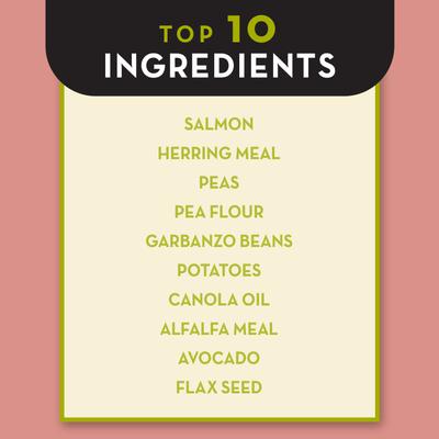 Show full view: AvoDerm Grain-Free Salmon & Vegetables Recipe Dry Dog Food, 4-lb bag slide 5 of 8