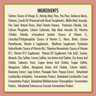 Show full view: AvoDerm Grain-Free Salmon & Vegetables Recipe Dry Dog Food, 4-lb bag slide 7 of 8