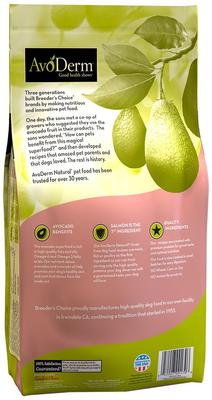 Show full view: AvoDerm Grain-Free Salmon & Vegetables Recipe Dry Dog Food, 4-lb bag slide 3 of 8