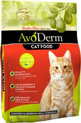 AvoDerm Natural Chicken & Herring Meal Formula Adult Dry Cat Food, 11-lb bag