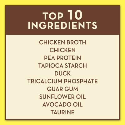 Show full view: AvoDerm Natural Grain-Free Chicken & Duck Entree in Gravy Canned Cat Food, 3-oz, case of 24 slide 5 of 10