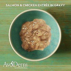 AvoDerm Natural Grain-Free Salmon & Chicken Entree in Gravy Canned Cat Food, 3-oz, case of 24 slide 2 of 8