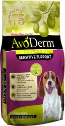 AvoDerm Natural Grain-Free Sensitive Support Duck Recipe Adult Dry Dog Food, 4-lb bag