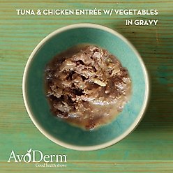 AvoDerm Natural Grain-Free Tuna & Chicken Entree with Vegetables Canned Cat Food, 3-oz, case of 24 slide 2 of 8