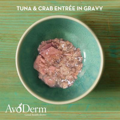 Show full view: AvoDerm Natural Grain-Free Tuna & Crab Entree in Gravy Canned Cat Food, 3-oz, case of 24 slide 4 of 10
