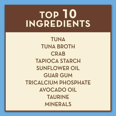 Show full view: AvoDerm Natural Grain-Free Tuna & Crab Entree in Gravy Canned Cat Food, 5-oz, case of 24 slide 5 of 10