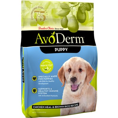 AvoDerm AvoDerm Natural Chicken & Brown Rice Puppy Dry Dog Food, 15-lb bag