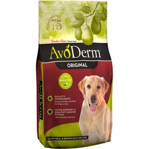 AvoDerm Original Lamb Meal & Brown Rice Recipe Adult Dry Dog Food, 4.4-lb bag